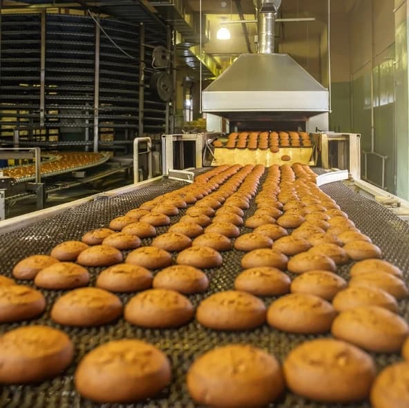 Sortierprozess Brötchenproduktion