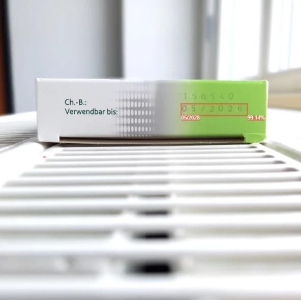 Prüfung Etikettierung Tabletten