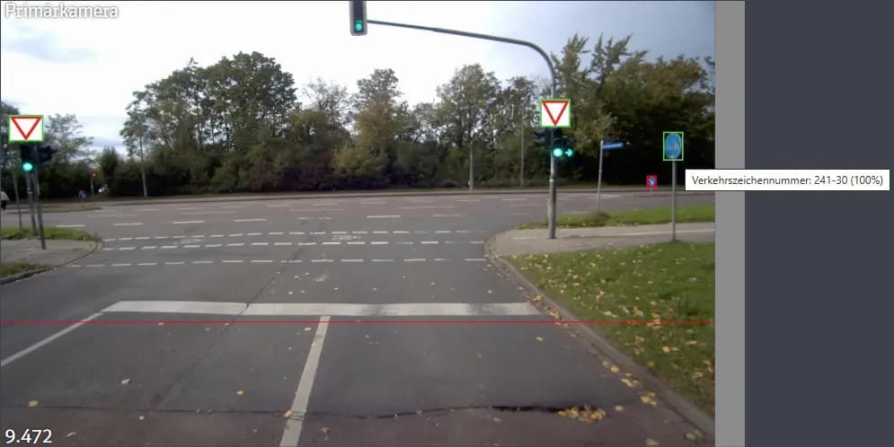 Inventory of road signs using DENK Match AI