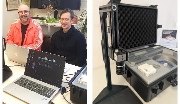 Educational setup for industrial image processing at the HWK Magdeburg