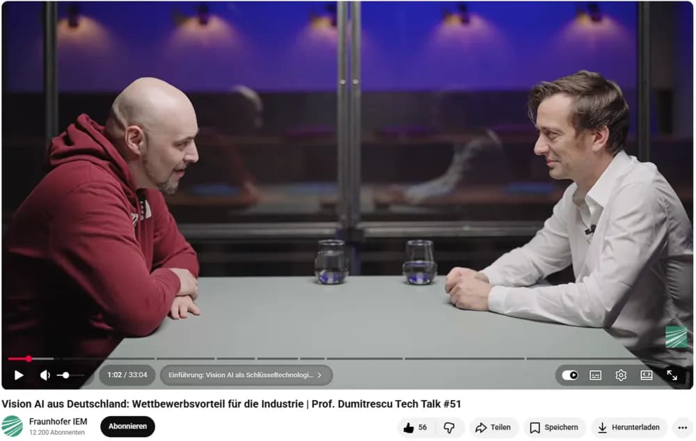 Tech Talk: Vision AI als unterschätzter Produktivitätshebel der Industrie