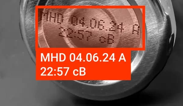 Texterkennung gepunktet