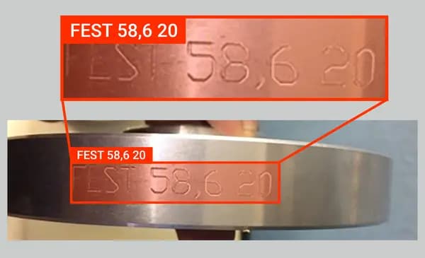 Metallisch glänzend